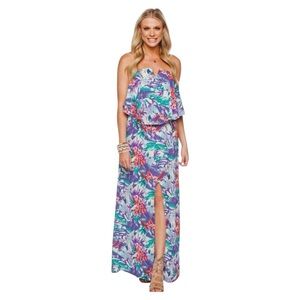 NWT Izzy & Lola Sangria Lani Maxi Dress